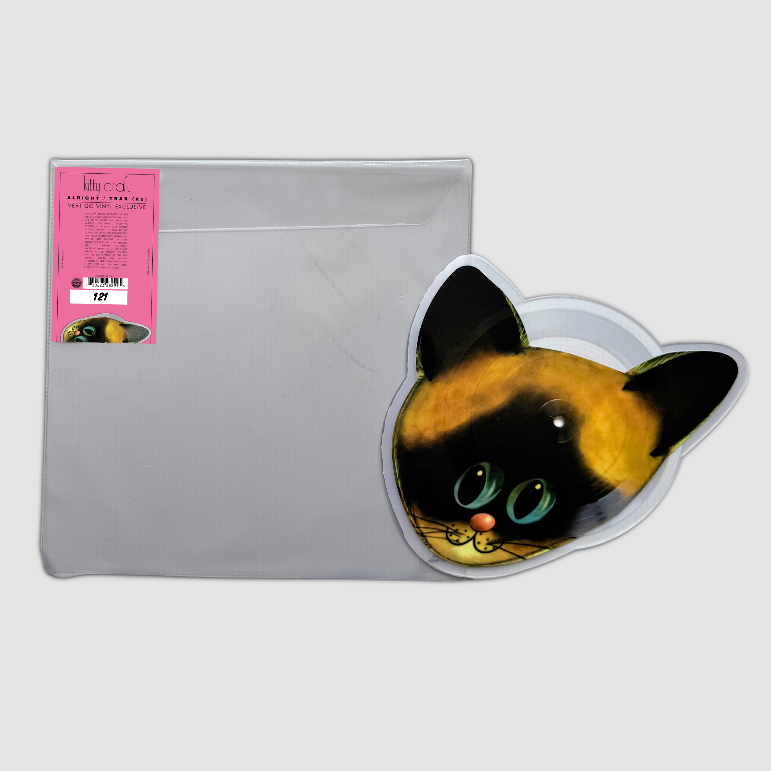 VV Exclusive: Par 5 / Lo Fi- Kitty Craft Cat Shaped Picture Disc